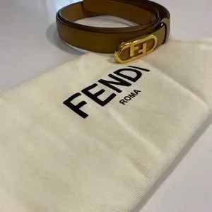 Authentic Fendi beige belt. Size 75 FF Belt Leather Beige | Fendi main image 3